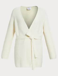 Marina Rinaldi Cardigan en coton BLANC Fashion
