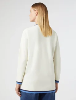 Marina Rinaldi Cardigan en coton modal IVOIRE Fashion