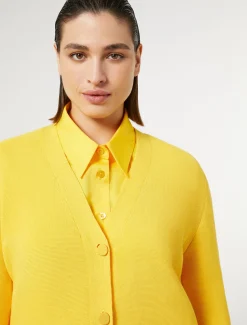 Marina Rinaldi Cardigan en crêpe de coton SOLEIL Best