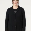 Marina Rinaldi Cardigan en fil de maille et laine NOIR Sale