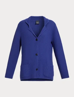 Marina Rinaldi Cardigan en fil de maille et laine VIOLET Fashion