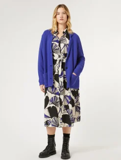 Marina Rinaldi Cardigan en fil de maille et laine VIOLET Fashion