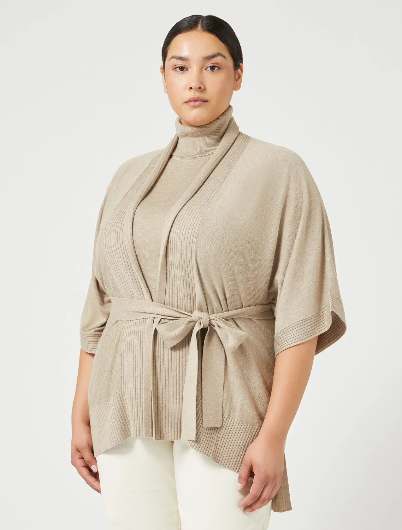 Marina Rinaldi Cardigan en fil de viscose BEIGE Online