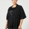 Marina Rinaldi Cardigan en fil de viscose NOIR Discount