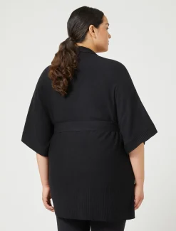 Marina Rinaldi Cardigan en fil de viscose NOIR Discount