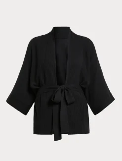 Marina Rinaldi Cardigan en fil de viscose NOIR Discount