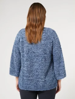 Marina Rinaldi Cardigan en fil lurex AZURE Outlet
