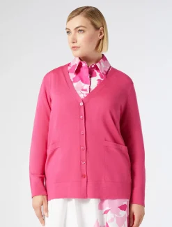 Marina Rinaldi Cardigan en laine FUCHSIA Fashion