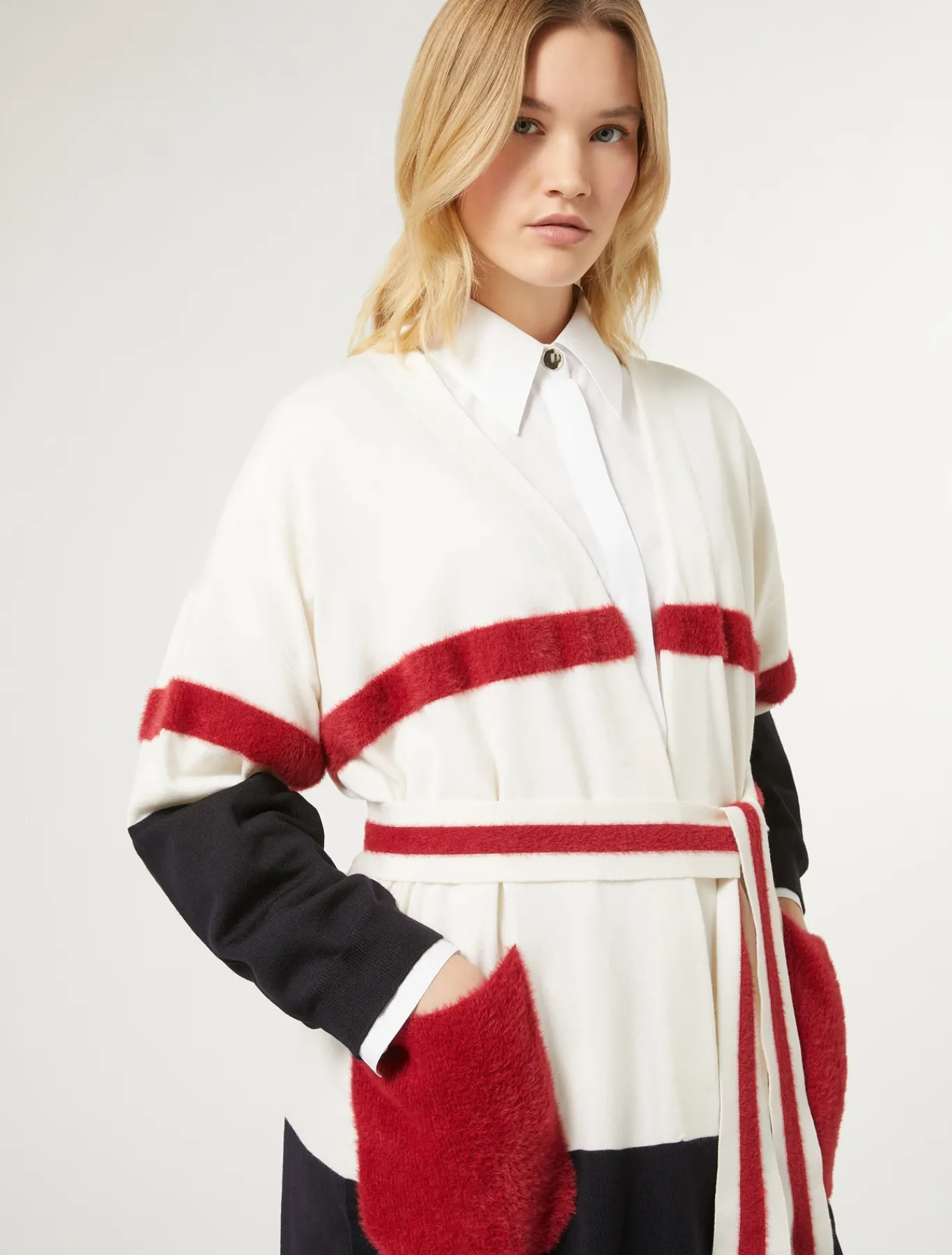Marina Rinaldi Cardigan en laine BLEUMARINE Online