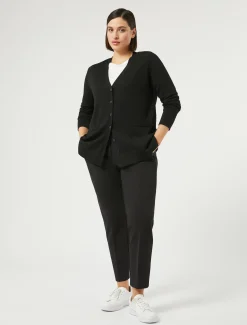 Marina Rinaldi Cardigan en laine NOIR Clearance