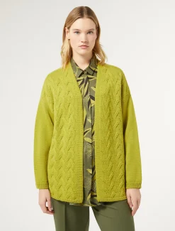 Marina Rinaldi Cardigan en laine et lurex LIME Online