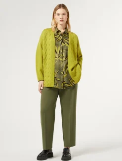Marina Rinaldi Cardigan en laine et lurex LIME Online