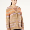 Marina Rinaldi Cardigan en laine mélangée NOISETTE Sale