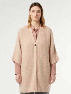 Marina Rinaldi Cardigan en laine mélangée MAUVE Outlet