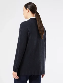 Marina Rinaldi Cardigan en laine mélangée BLEUNUIT Discount