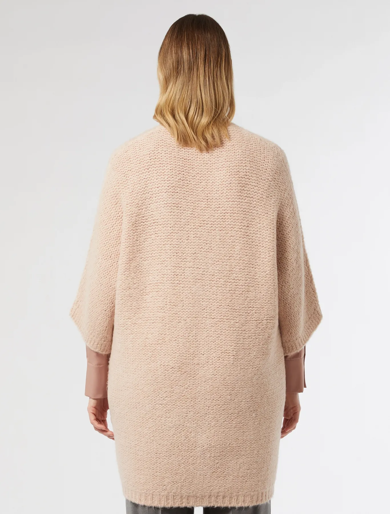Marina Rinaldi Cardigan en laine mélangée MAUVE Outlet