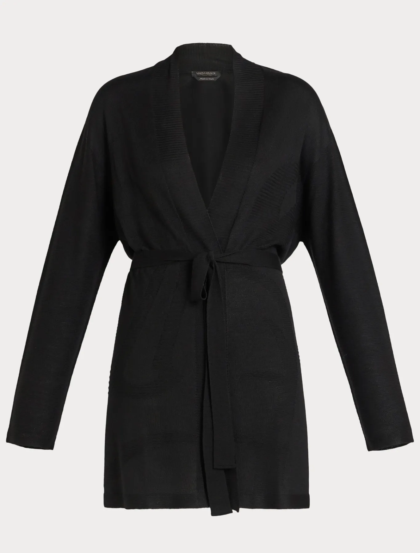 Marina Rinaldi Cardigan en laine mélangée NOIR Outlet