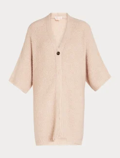 Marina Rinaldi Cardigan en laine mélangée MAUVE Outlet