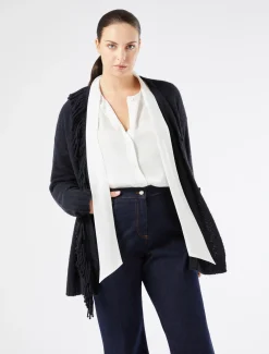 Marina Rinaldi Cardigan en laine mélangée BLEUNUIT Discount