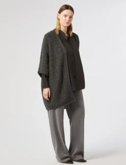 Marina Rinaldi Cardigan en laine mélangée GRISMOYEN Sale