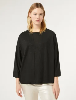 Marina Rinaldi Cardigan en laine métallisée NOIR Clearance