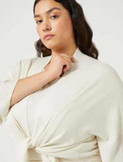Marina Rinaldi Cardigan en laine métallisée IVOIRE Online