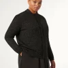 Marina Rinaldi Cardigan en mélange de laine et lurex NOIR Clearance