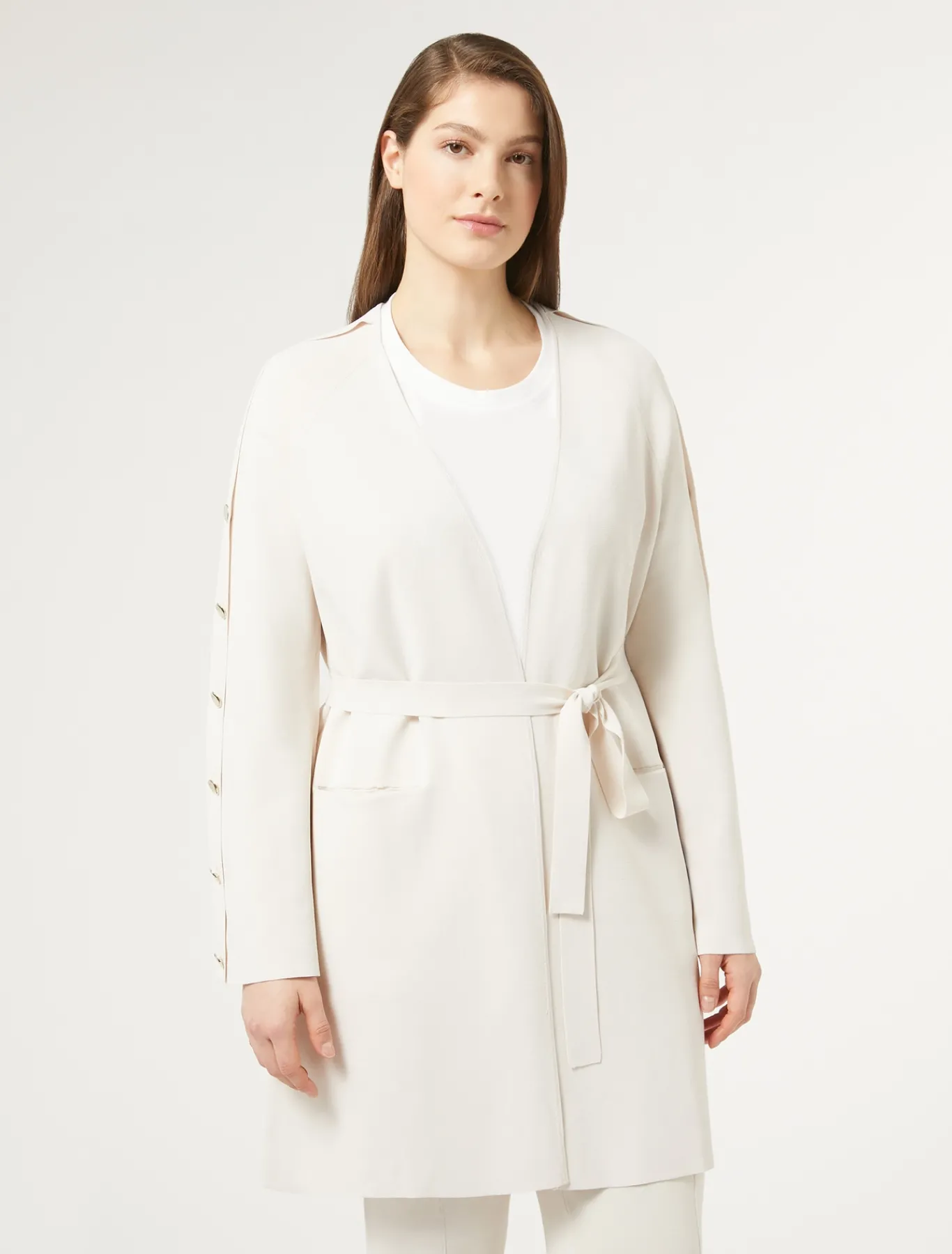 Marina Rinaldi Cardigan en viscose IVOIRE Online