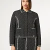Marina Rinaldi Cardigan en viscose jacquard NOIRBLANC Hot