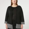 Marina Rinaldi Cardigan en viscose lurex NOIR Best