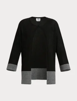 Marina Rinaldi Cardigan en viscose lurex NOIR Best