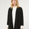 Marina Rinaldi Cardigan en viscose stretch crêpe NOIR Outlet