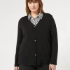 Marina Rinaldi Cardigan en viscose stretch NOIR New