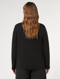 Marina Rinaldi Cardigan en viscose stretch NOIR New