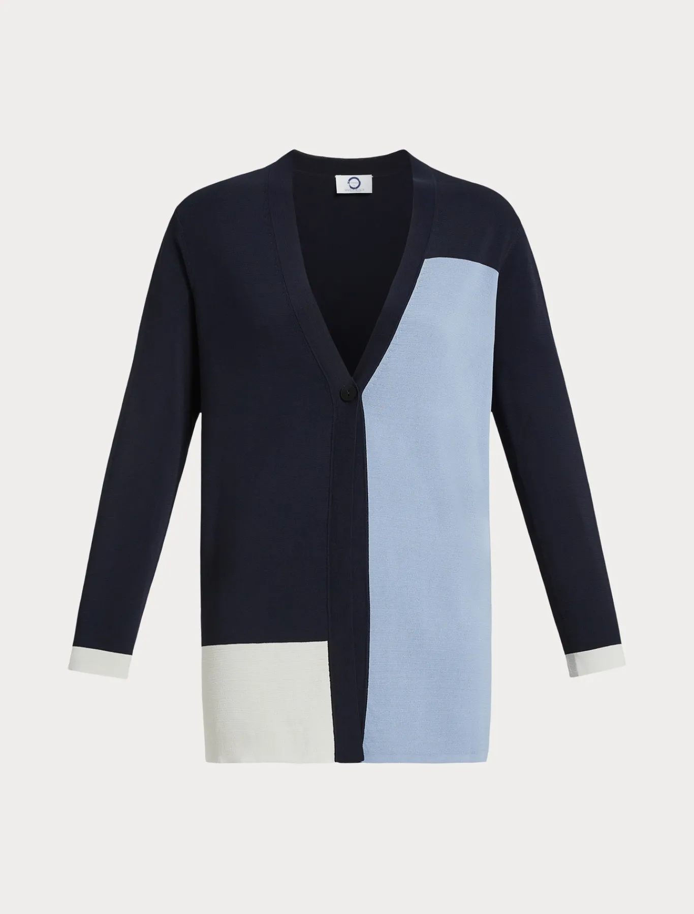 Marina Rinaldi Cardigan en viscose stretch BLEUNUIT Clearance