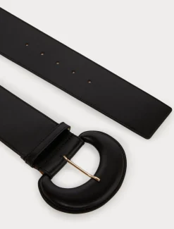 Marina Rinaldi Ceinture en cuir NOIR Hot