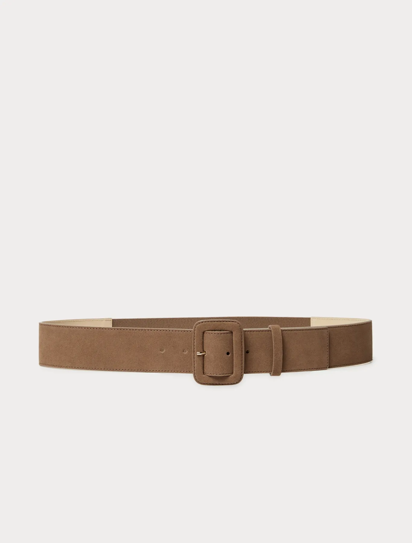 Marina Rinaldi Ceinture en cuir suédé GRISTOURTERELLE New