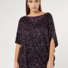 Marina Rinaldi Chemise à paillettes BORDEAUX Fashion