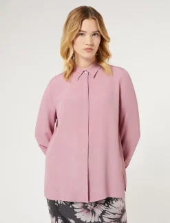 Marina Rinaldi Chemise en acétate et soie VIEUXROSE Outlet