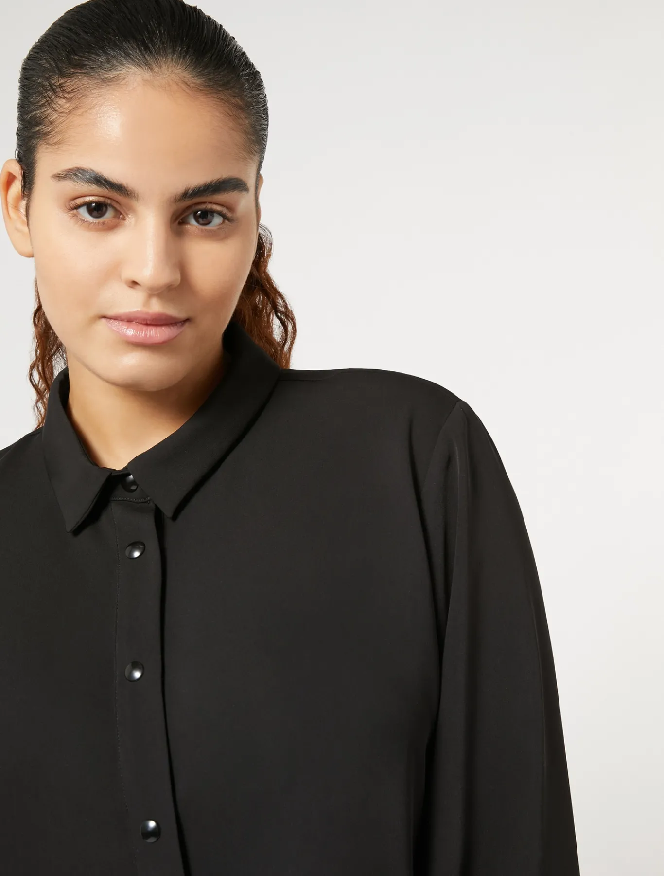 Marina Rinaldi Chemise en cady léger NOIR Best