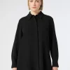 Marina Rinaldi Chemise en cady triacétate NOIR Outlet