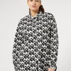 Marina Rinaldi Chemise en coton imprimé NOIR Online