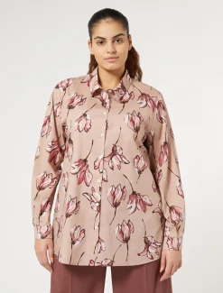 Marina Rinaldi Chemise en coton imprimé ROSE Clearance