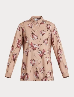 Marina Rinaldi Chemise en coton imprimé ROSE Clearance