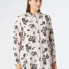 Marina Rinaldi Chemise en crêpe de Chine de soie ROSE Clearance