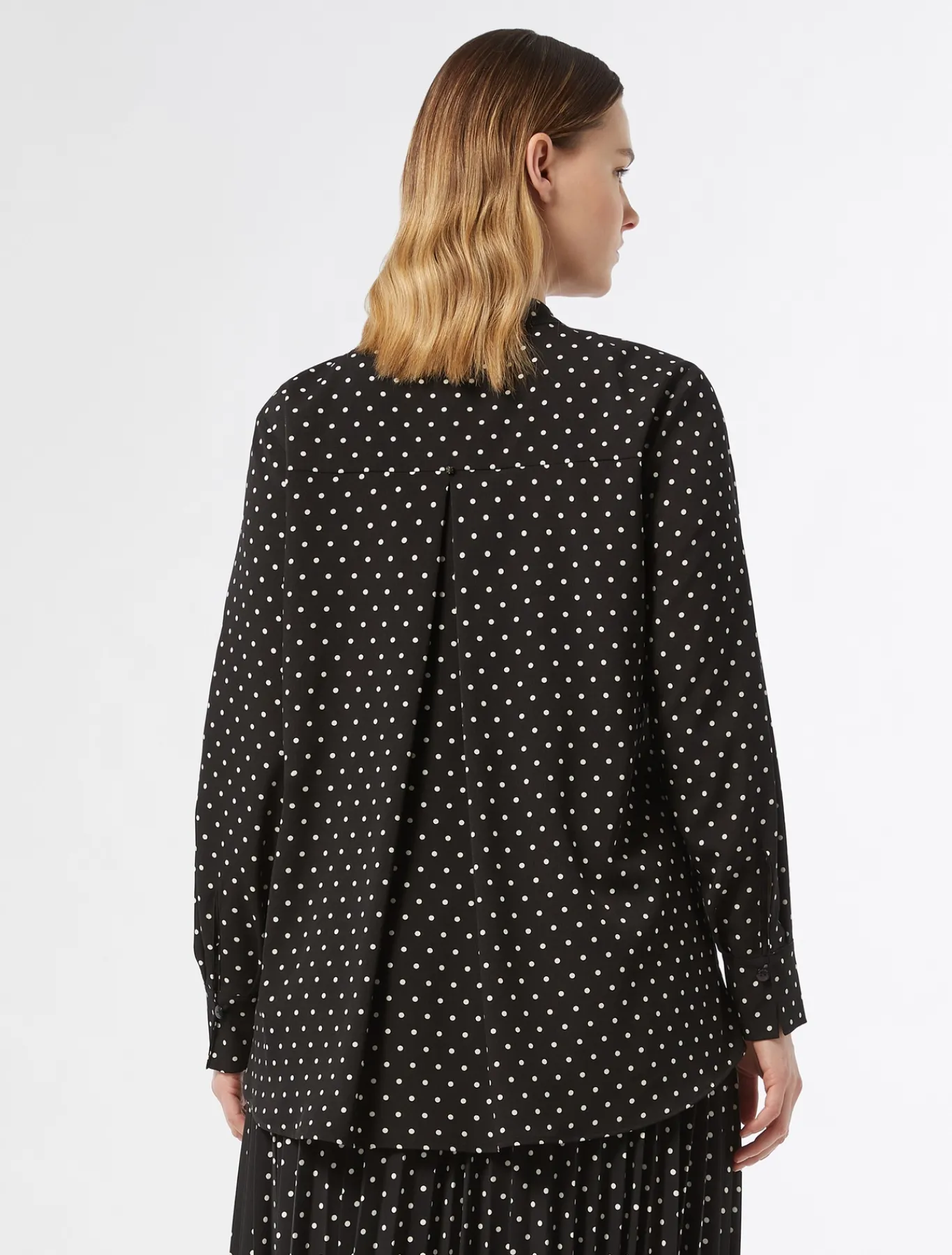Marina Rinaldi Chemise en crêpe de Chine imprimé NOIR Online