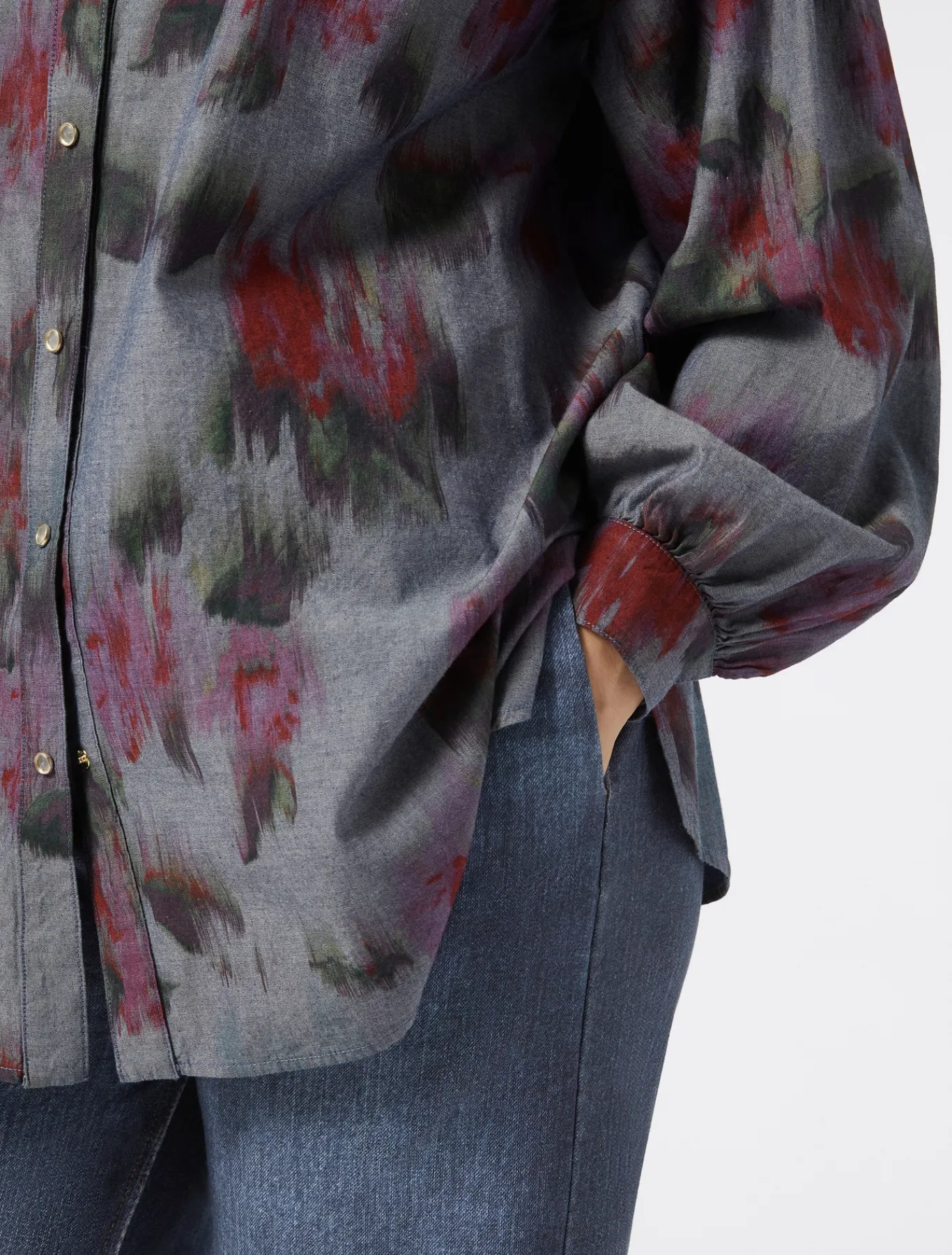 Marina Rinaldi Chemise en denim chambray BLEU Hot