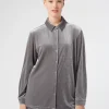 Marina Rinaldi Chemise en jersey de velours GRISFONCE Discount