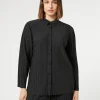 Marina Rinaldi Chemise en jersey plissé NOIR New