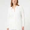 Marina Rinaldi Chemise en jersey plissé BLANC Sale